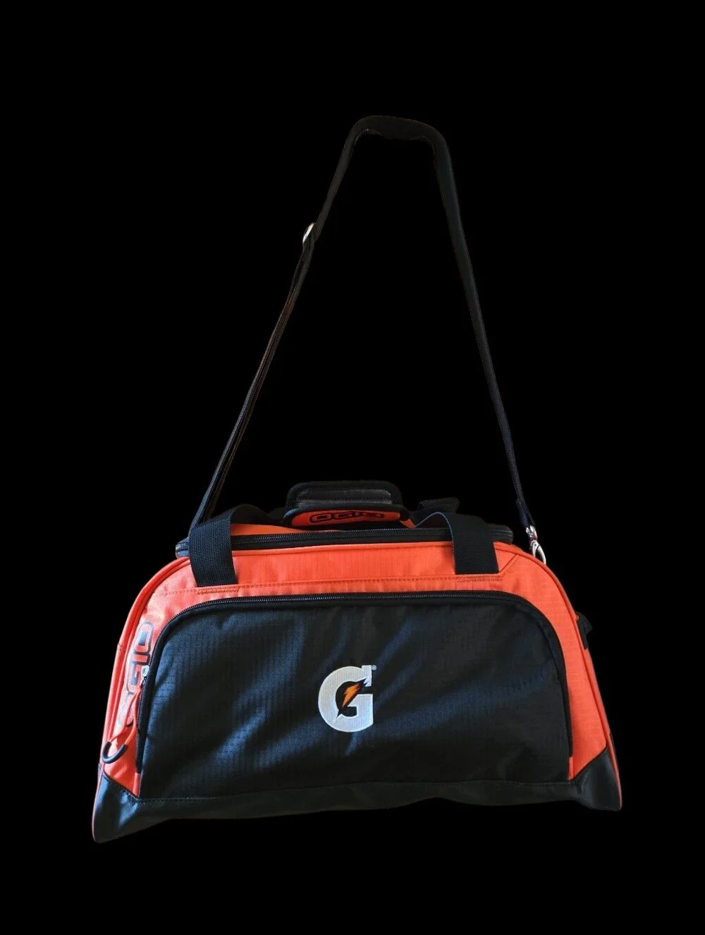 OGIO Big Dome Duffel Black Orange Unisex Women Men Bag Tote Gym Travel